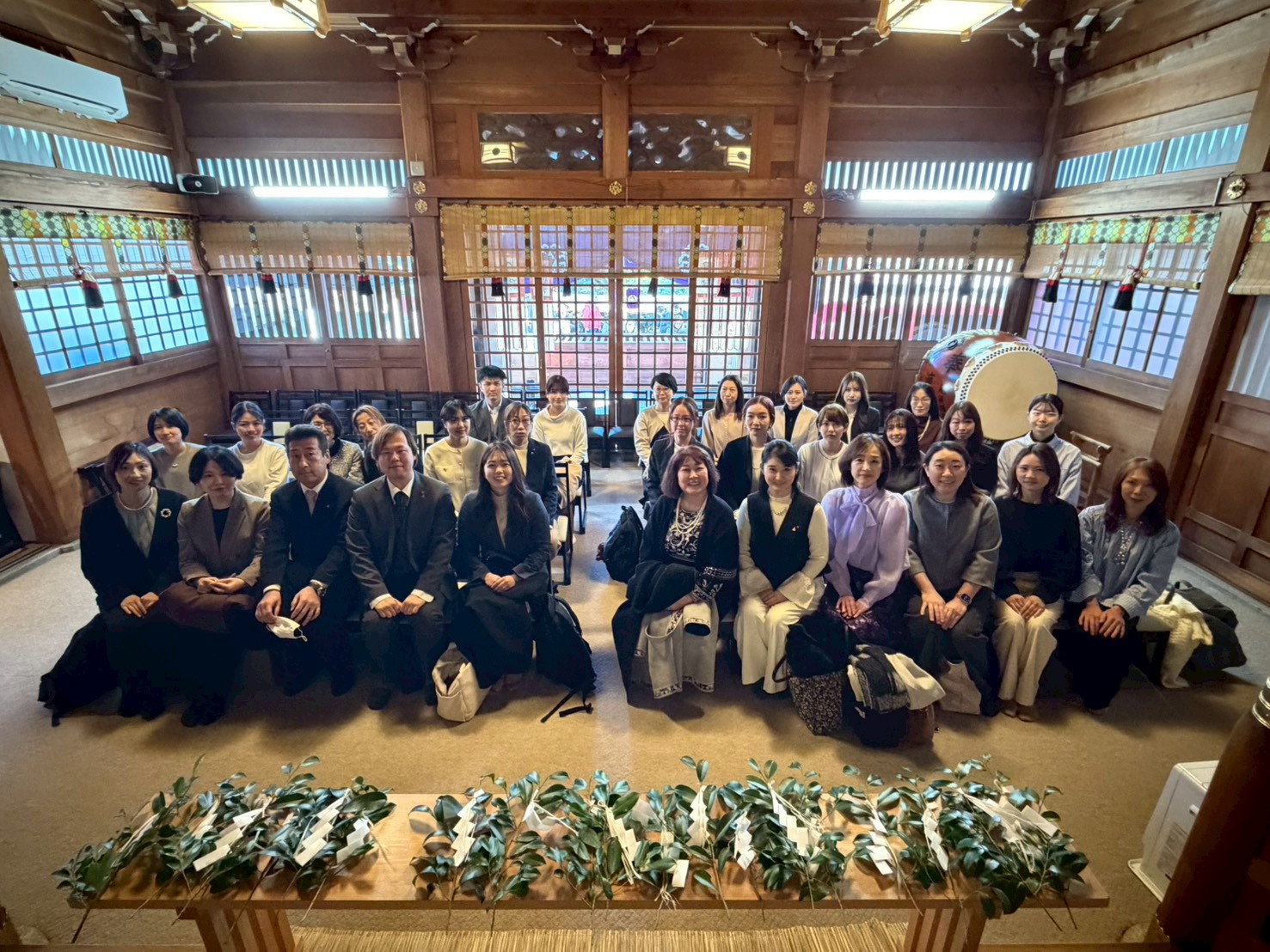 ご祈祷・参拝の様子